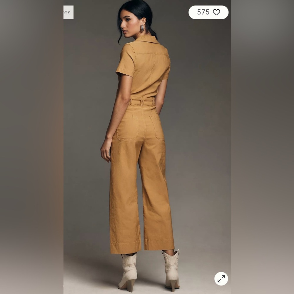 NWT $178 Anthropologie The Colette Weekend Jumpsuit by Maeve 6P - Picture 2 of 13
